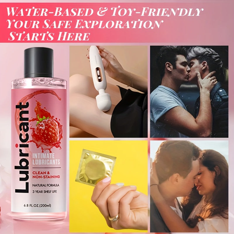 Premium Water Based Strawberry Flavored Lubricant