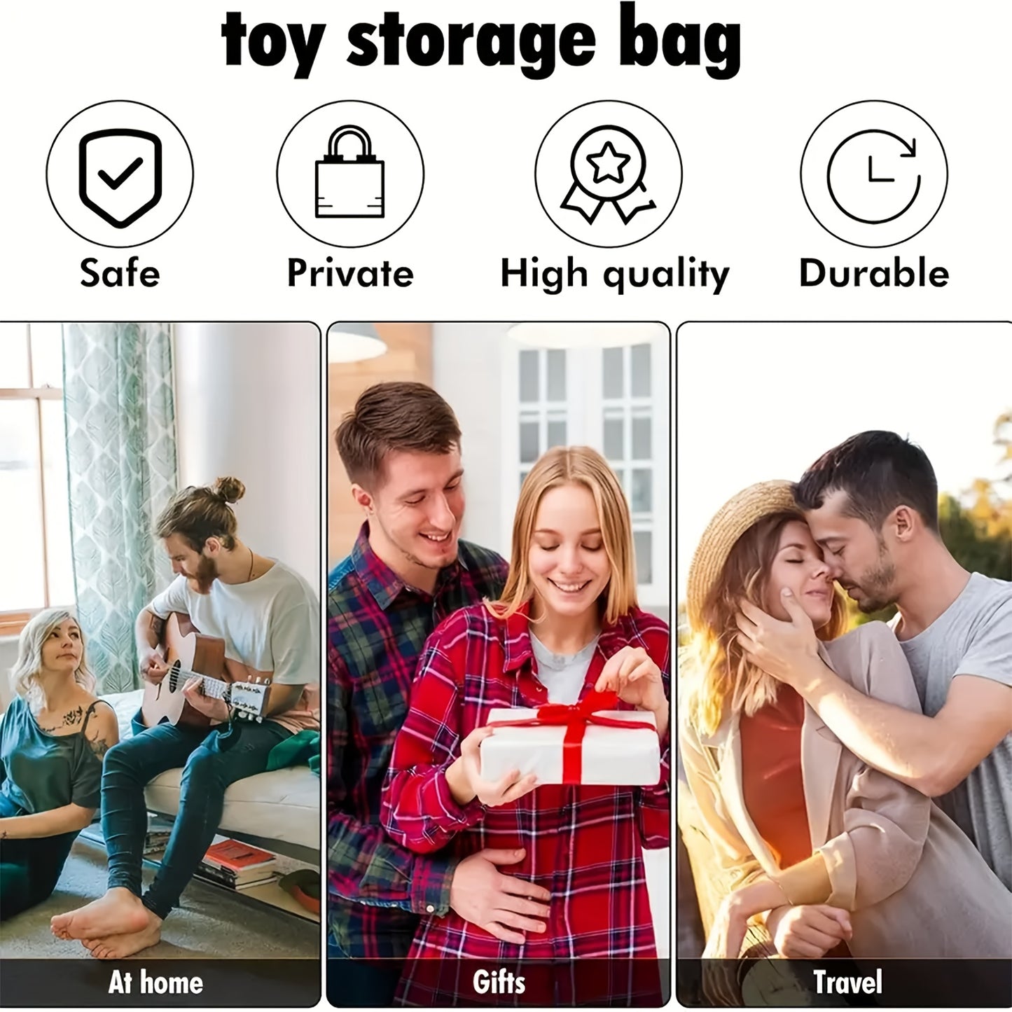 Lockable Adult Toy Storage Bag for Travel & Privacy