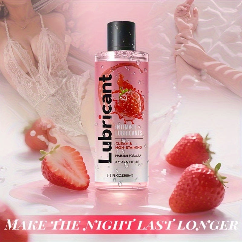 Premium Water Based Strawberry Flavored Lubricant