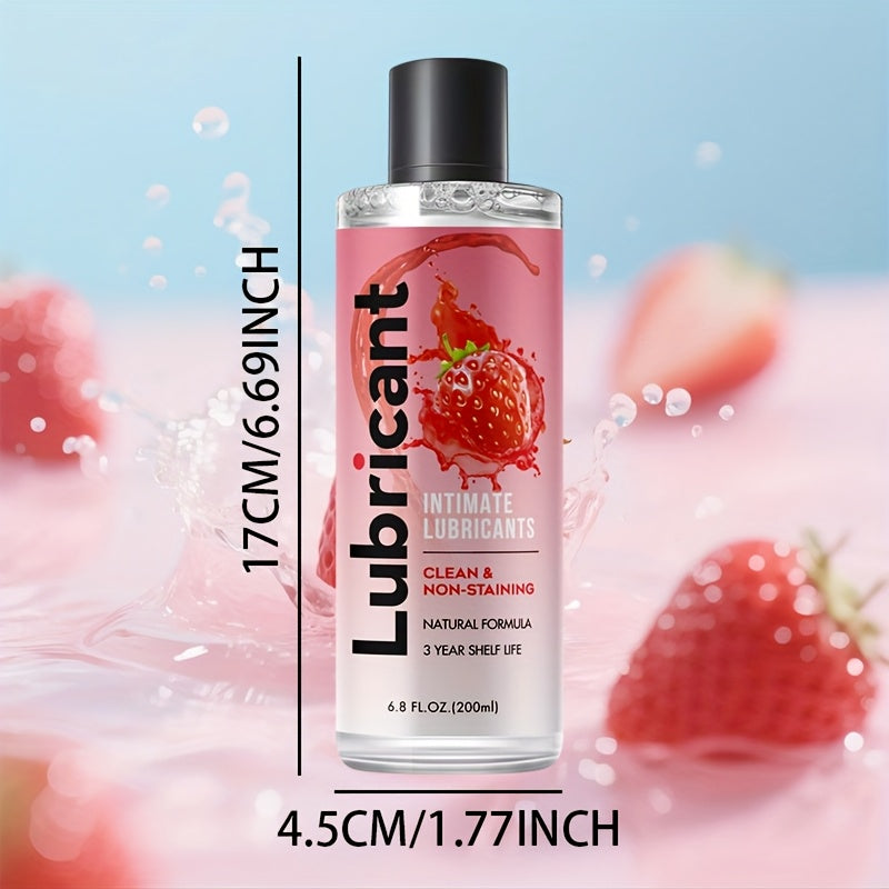 Premium Water Based Strawberry Flavored Lubricant