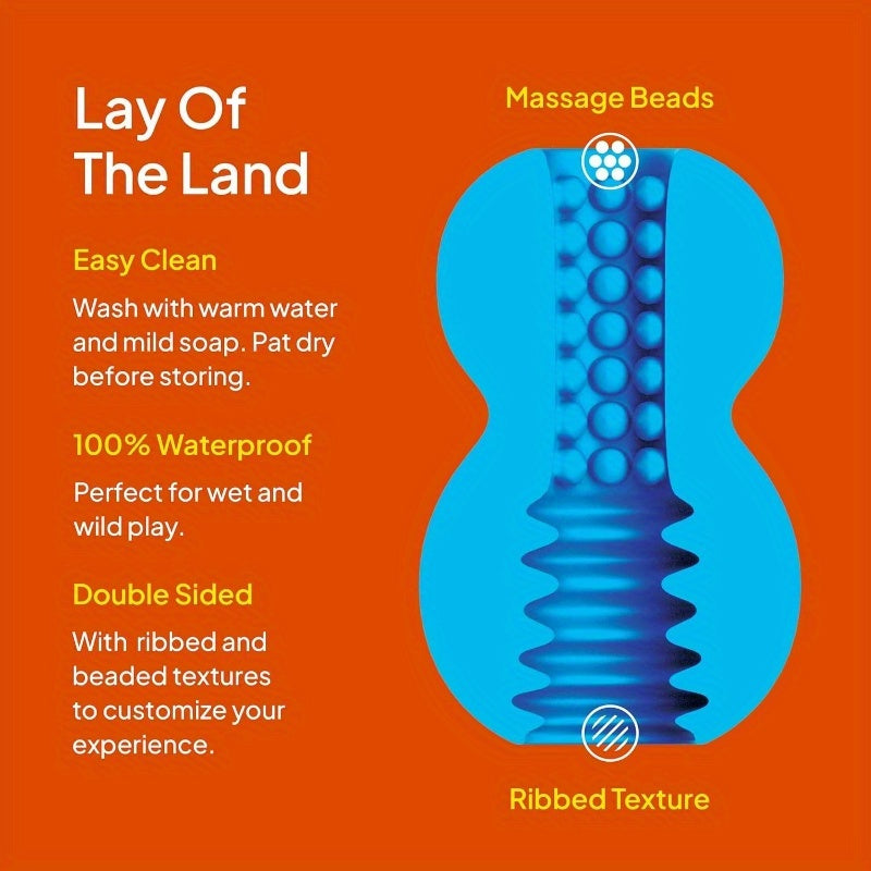 Dual Entrance Soft Waterproof Toy for Couples