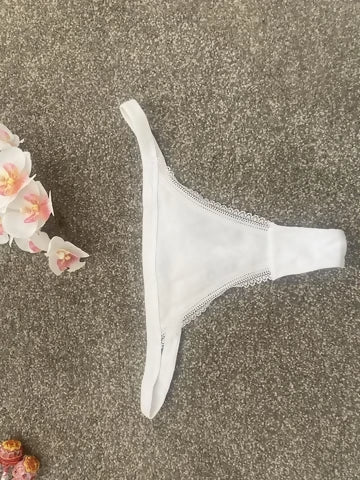 White cotton pair