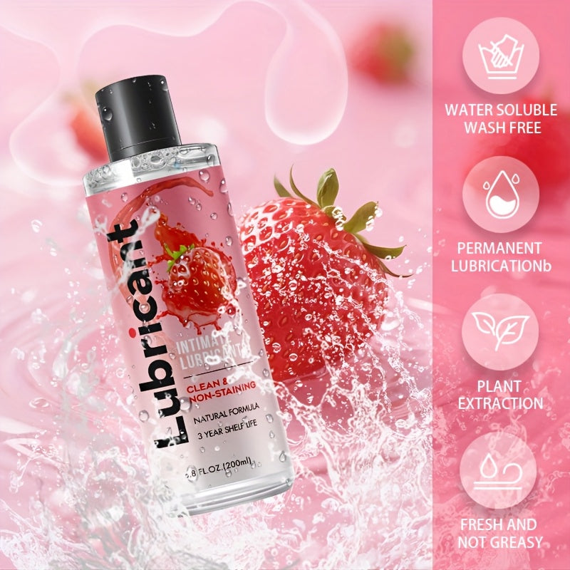 Premium Water Based Strawberry Flavored Lubricant