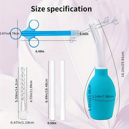 Sex Toy Cleaning Kit with Douche & Dry Sticks