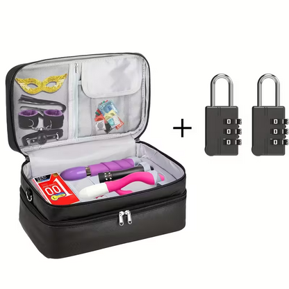 Lockable Adult Toy Storage Bag for Travel & Privacy